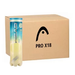 Carton 18 Tubes De 4 Balles Head Pro