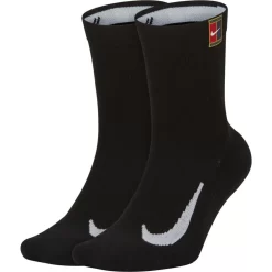 Chaussettes Nike Multiplier Cushioned Noir (2 Paires)
