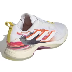 Chaussures Adidas Avacourt Femme Blanc / Orange -Tennis Soldes Magasin chaussures adidas avacourt femme blanc orange 3