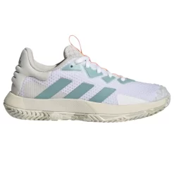 Chaussures Adidas SoleMatch Control Femme Blanc / Mint