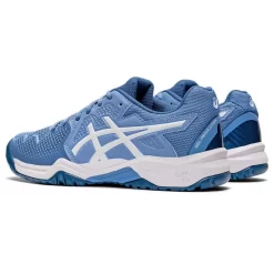Chaussures Asics Gel Resolution 8 GS Junior Bleu / Blanc -Tennis Soldes Magasin chaussures asics gel resolution 8 gs junior bleu blanc 2