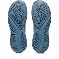 Chaussures Asics Gel Resolution 9 GS Junior Bleu / Vert -Tennis Soldes Magasin chaussures asics gel resolution 9 gs junior bleu vert 3