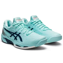 Chaussures Asics Gel Solution Speed FF 2 Femme Bleu Ciel -Tennis Soldes Magasin chaussures asics gel solution speed ff 2 femme bleu ciel 3