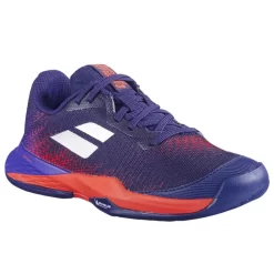 Chaussures Babolat Jet Mach 3 Junior Bleu / Rouge -Tennis Soldes Magasin chaussures babolat jet mach 3 junior bleu rouge 3