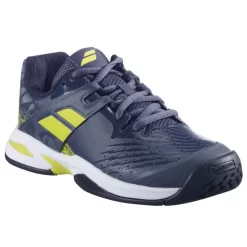 Chaussures Babolat Propulse All Court Junior Gris / Aero -Tennis Soldes Magasin chaussures babolat propulse all court junior gris aero 4