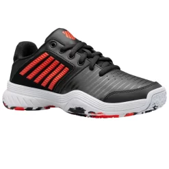 Tennis Soldes Magasin -Tennis Soldes Magasin chaussures k swiss court express junior noir orange 1