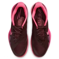 Chaussures Nike Zoom Vapor Pro Premium Femme Bordeaux / Rose -Tennis Soldes Magasin chaussures nike zoom vapor pro premium femme bordeaux rose 4