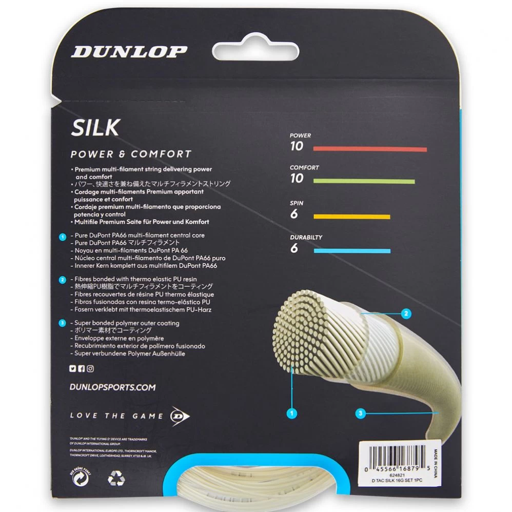Cordage Dunlop Silk 12m 2 Cordage Dunlop Silk 12m â Image 2