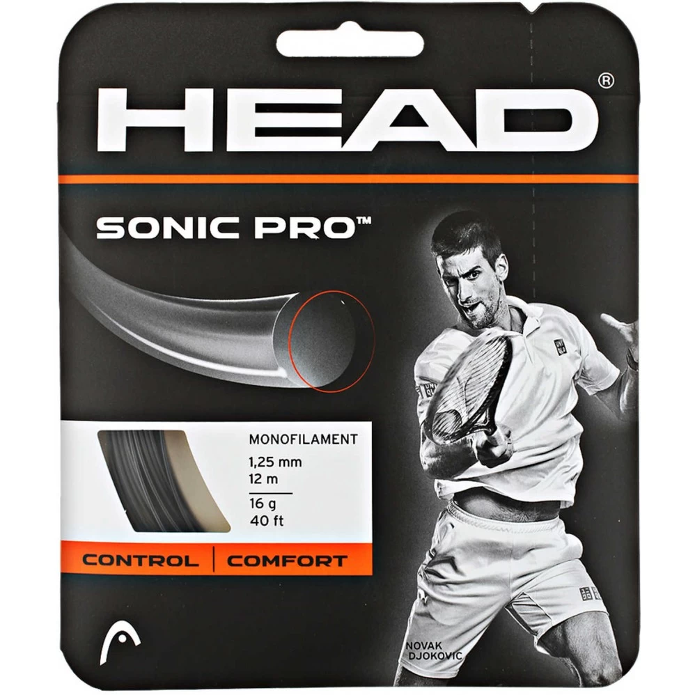 Cordage Head Sonic Pro Noir 12m 1 Cordage Head Sonic Pro Noir 12m