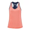 Débardeur Babolat Play Femme Corail / Bleu Marine