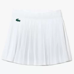 Jupe Plissée Lacoste Sport + Shorty Blanc