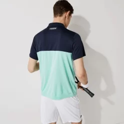 Polo Lacoste Sport Colorblock Bleu / Rouge / Vert -Tennis Soldes Magasin polo lacoste sport colorblock bleu rouge vert 2