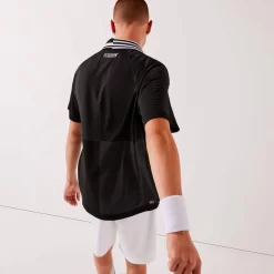 Polo Lacoste Sport Damier Noir -Tennis Soldes Magasin polo lacoste sport damier noir 2