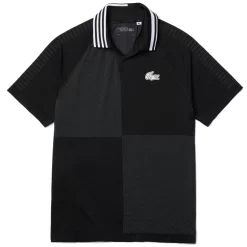 Polo Lacoste Sport Damier Noir