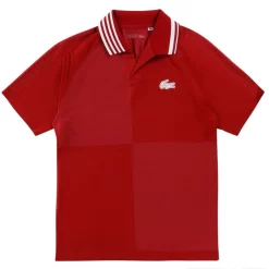 Polo Lacoste Sport Damier Rouge