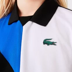 Polo Lacoste Sport Junior Color-Bloc Noir / Bleu -Tennis Soldes Magasin polo lacoste sport junior color bloc noir bleu 5