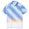 Polo Lacoste Sport Melbourne Novak Djokovic Blanc / Bleu