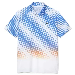 Polo Lacoste Sport Melbourne Novak Djokovic Blanc / Bleu