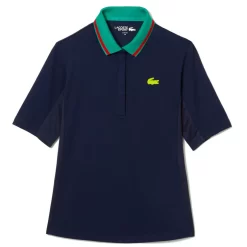 Polo Lacoste Sport Piqué Femme Bleu Marine