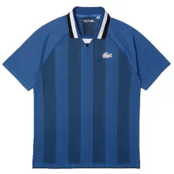 Polo Lacoste Sport Sans Couture Bleu