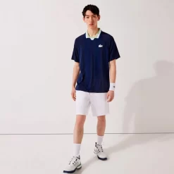 Polo Lacoste Sport Sans Couture Bleu Marine -Tennis Soldes Magasin polo lacoste sport sans couture bleu marine 2