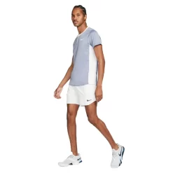 Polo Nike Court Dri-Fit Advantage Bleu Gris -Tennis Soldes Magasin polo nike court dri fit advantage bleu gris 3