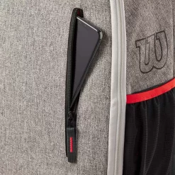 Sac à Dos Wilson Team Gris Chiné -Tennis Soldes Magasin sac a dos wilson team gris chine 5