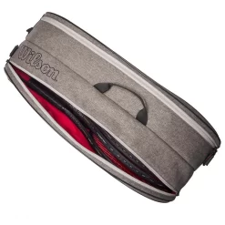 Sac Wilson Team 6R Gris Chiné -Tennis Soldes Magasin sac wilson team 6r gris chine 5