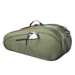 Sac Wilson Team 6R Vert Chiné -Tennis Soldes Magasin sac wilson team 6r vert chine 4