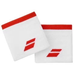 Serre-Poignets Babolat Logo Blanc / Rouge