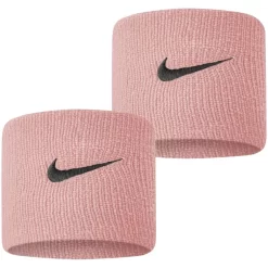 Serre-Poignets Nike Swoosh Saumon / Noir X 2