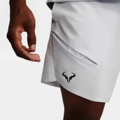 Short Nike Dri-FIT ADV Rafa 18cm Gris Clair -Tennis Soldes Magasin short nike dri fit adv rafa 18cm gris clair 2