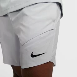 Short Nike Dri-FIT ADV Rafa 18cm Gris Clair -Tennis Soldes Magasin short nike dri fit adv rafa 18cm gris clair 4