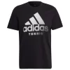 T-Shirt Adidas Tennis Graphic Noir