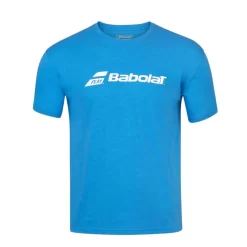 T-Shirt Babolat Exercise Bleu Clair Chiné