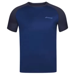 T-Shirt Babolat Play Crew Neck Bleu Marine