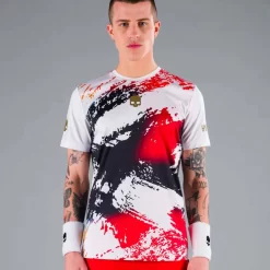 T-Shirt Hydrogen Brush Tech USA -Tennis Soldes Magasin t shirt hydrogen brush tech usa 3