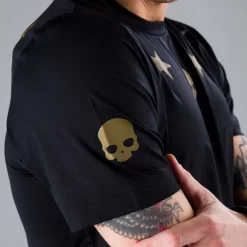 T-Shirt Hydrogen Star Tech Noir / Or -Tennis Soldes Magasin t shirt hydrogen star tech noir or 5