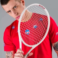 T-Shirt Hydrogen Star Tech Rouge / Bleu -Tennis Soldes Magasin t shirt hydrogen star tech rouge bleu 5