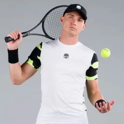 T-shirt Hydrogen Tech Camo Blanc / Jaune Fluo