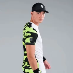 T-shirt Hydrogen Tech Camo Blanc / Jaune Fluo -Tennis Soldes Magasin t shirt hydrogen tech camo blanc jaune fluo 3