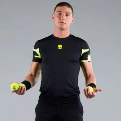 T-shirt Hydrogen Tech Camo Noir / Jaune Fluo