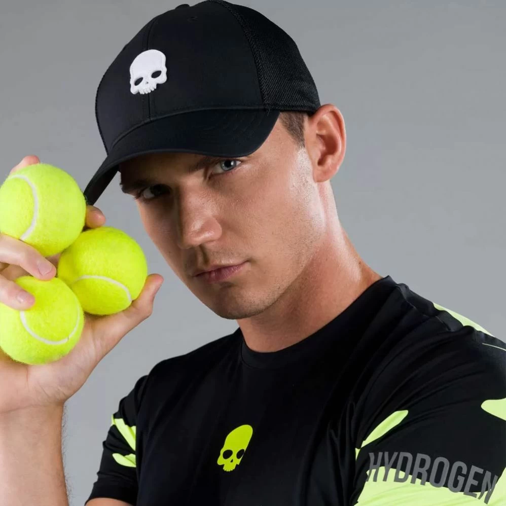 T-shirt Hydrogen Tech Camo Noir / Jaune Fluo 4 T-shirt Hydrogen Tech Camo Noir / Jaune Fluo â Image 4