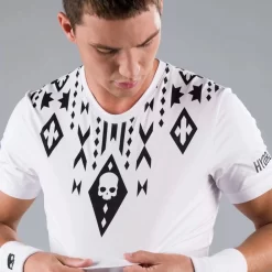 T-Shirt Hydrogen Tribal Tech Blanc / Noir -Tennis Soldes Magasin t shirt hydrogen tribal tech blanc noir 3