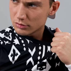 T-Shirt Hydrogen Tribal Tech Noir / Blanc -Tennis Soldes Magasin t shirt hydrogen tribal tech noir blanc 2