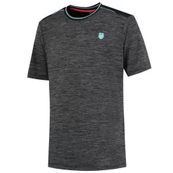 T-Shirt K-Swiss Hypercourt Tee Melange Noir