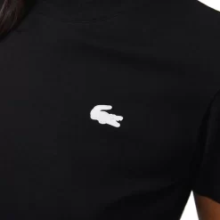 T-Shirt Lacoste Sport Femme Jersey Noir -Tennis Soldes Magasin t shirt lacoste sport femme jersey noir 3