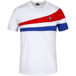 T-Shirt Le Coq Sportif Blanc / Tricolore Paris