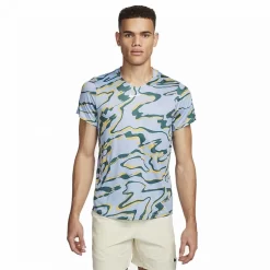 T-Shirt Nike Court Dri-Fit Advantage Bleu / Blanc