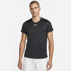 T-Shirt Nike Court Dri-Fit Advantage Noir